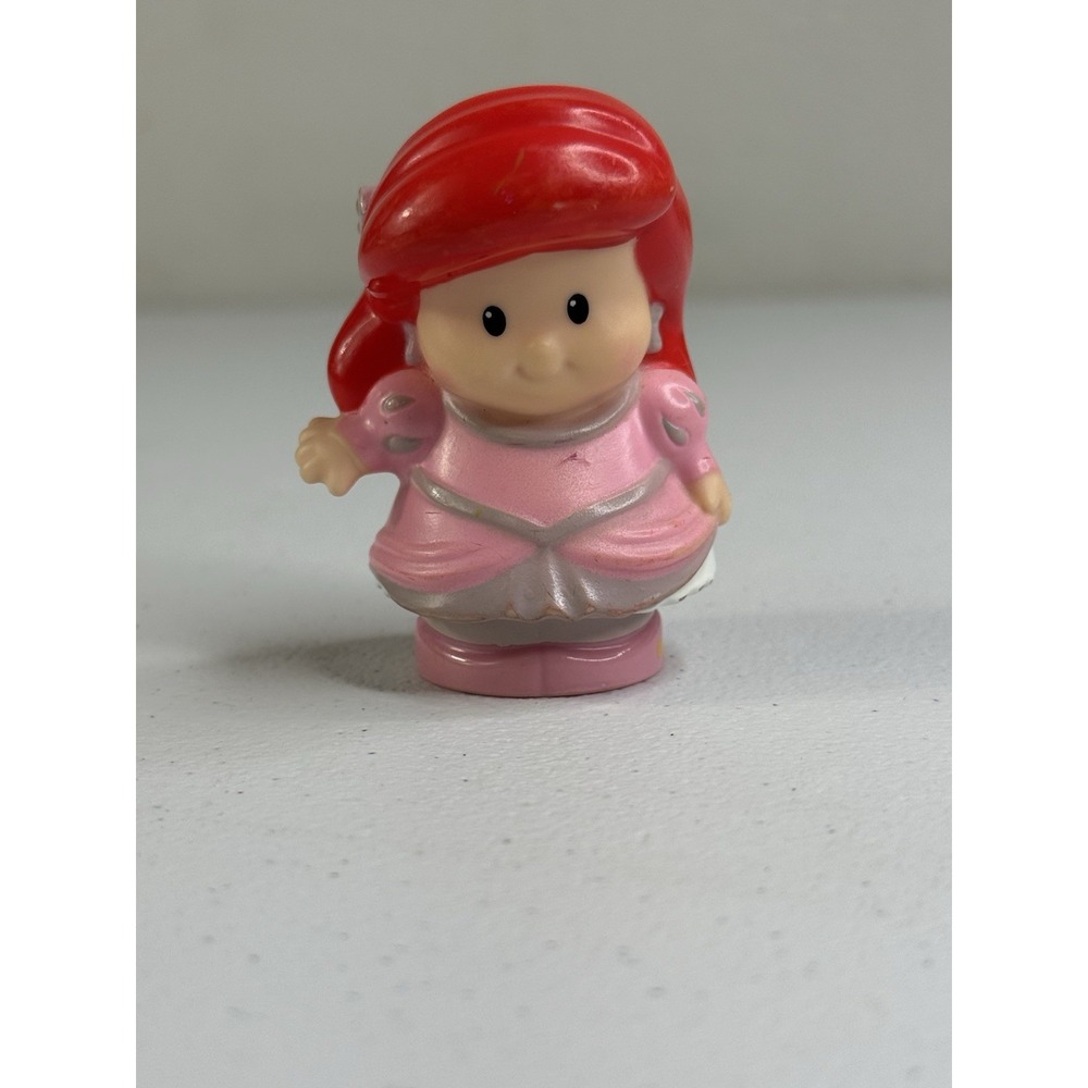 Fisher Price Little People Disney Princess Little Mermaid Ariel Pink Dress 2012